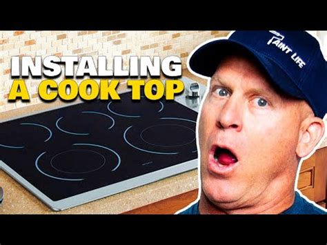how to install a cooktop stove electric